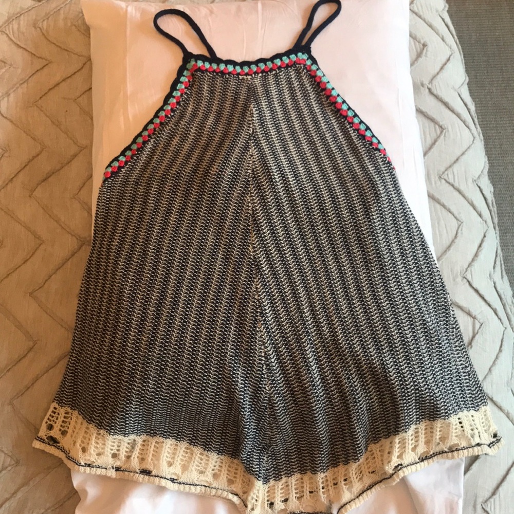 Mossimo cross strap knit tank